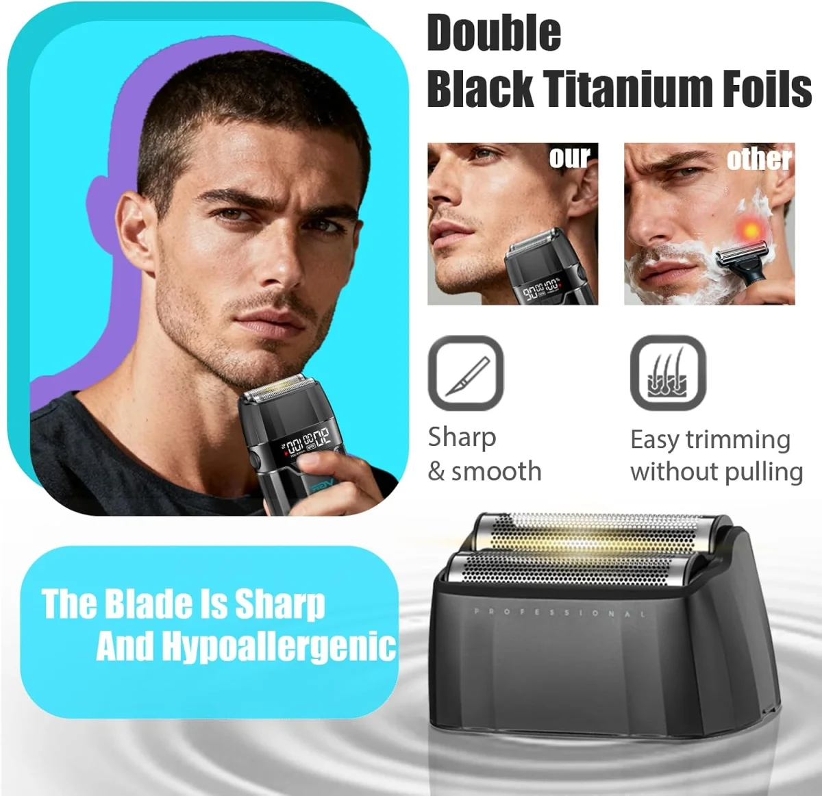 VGR V-308 Profesyonel Sakal Tıraş Makinesi Metal Shaver