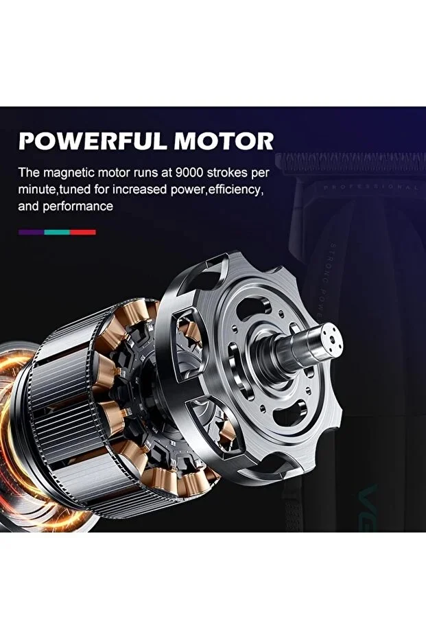 V-906 Tam Metal Sakal ve Ense Çizim Makinesi 9000 RPM DLC T-Bıçak