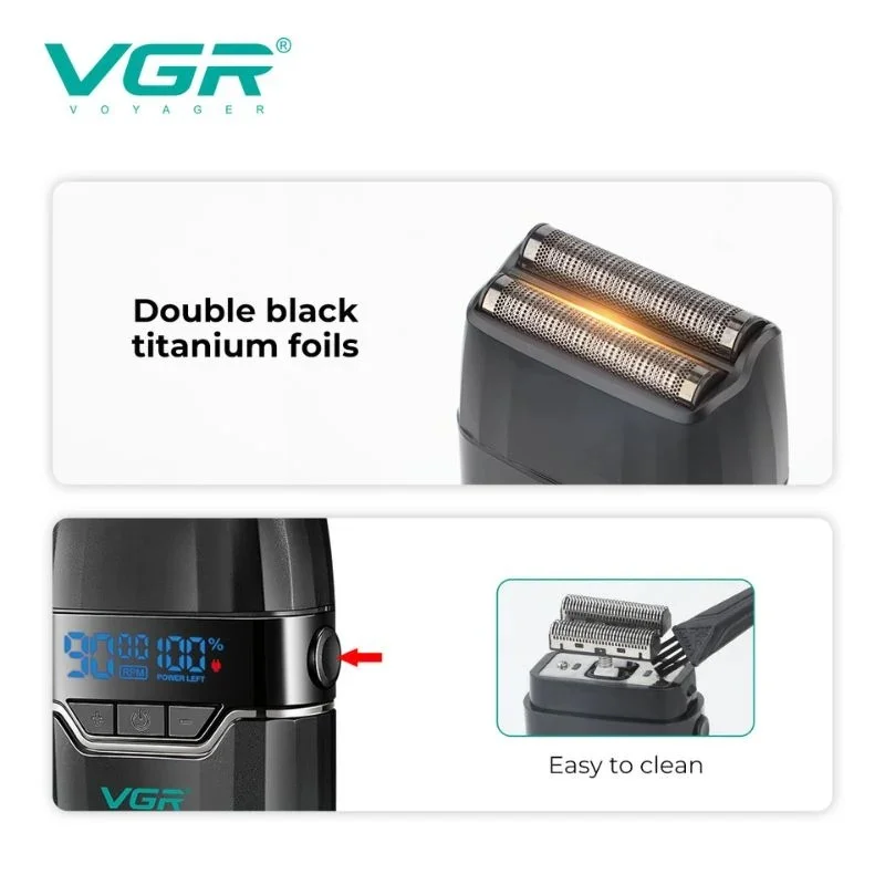 VGR V-308 Profesyonel Sakal Tıraş Makinesi Metal Shaver