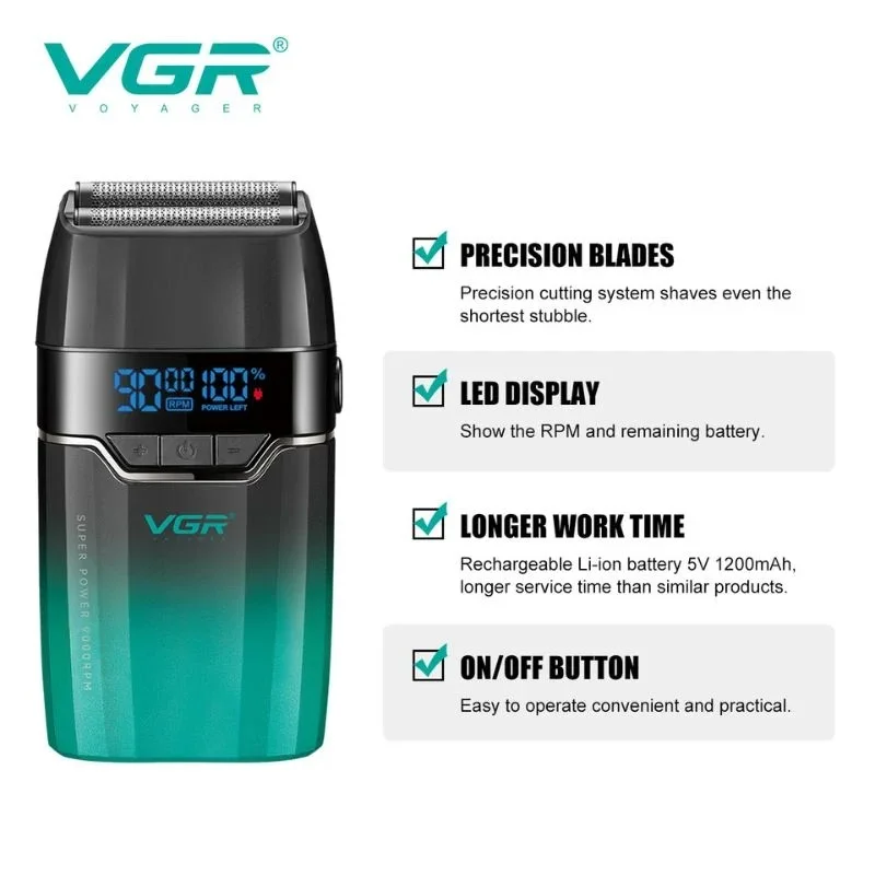VGR V-308 Profesyonel Sakal Tıraş Makinesi Metal Shaver