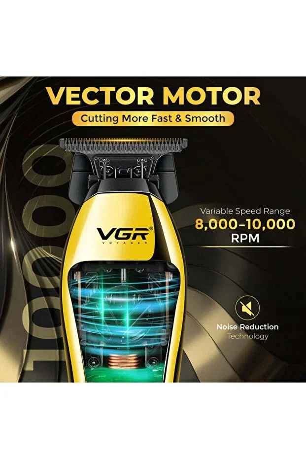 VGR V-994 Vektör Motorlu Saç Sakal Kesme Makinesi 10000 RPM