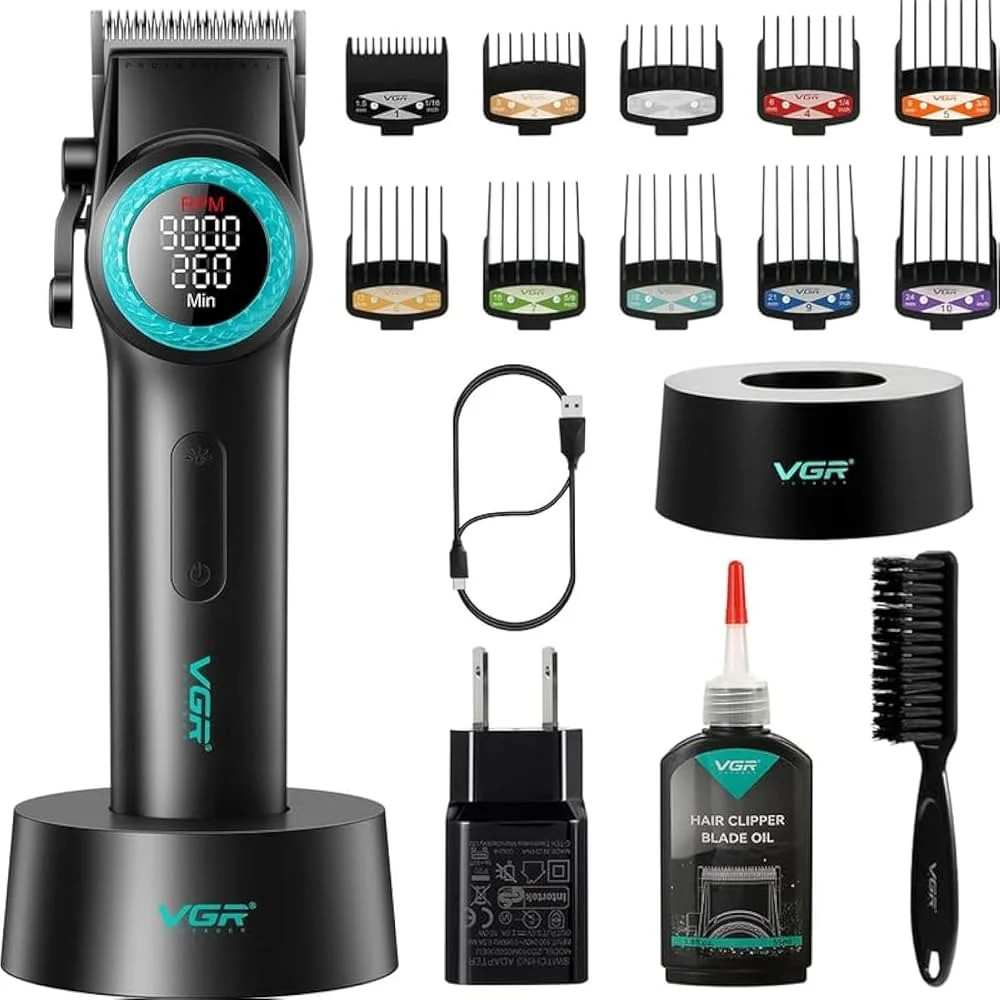 V-001 Profesyonel Şarjlı Saç Tıraş Makinesi