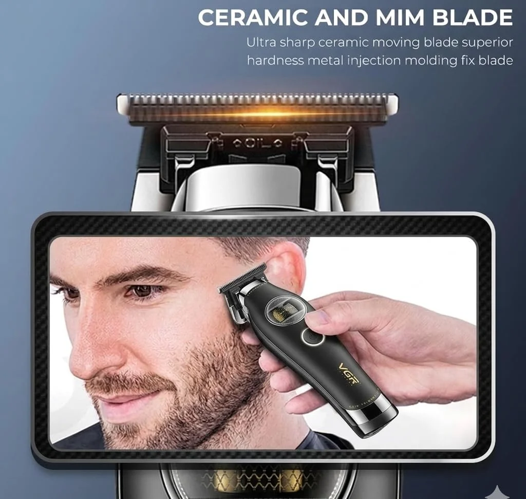 V-880T Sakal ve Ense Çizim Makinesi Şarjlı Berber Trimmer