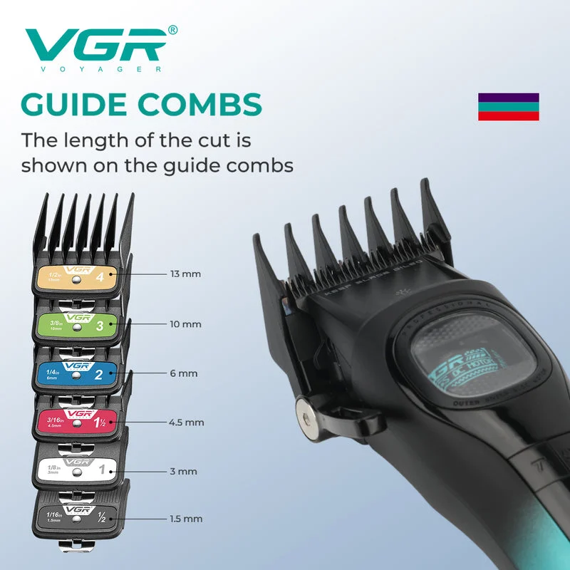 V-888C Profesyonel Saç Kesme Makinesi Şarj Standlı Clipper
