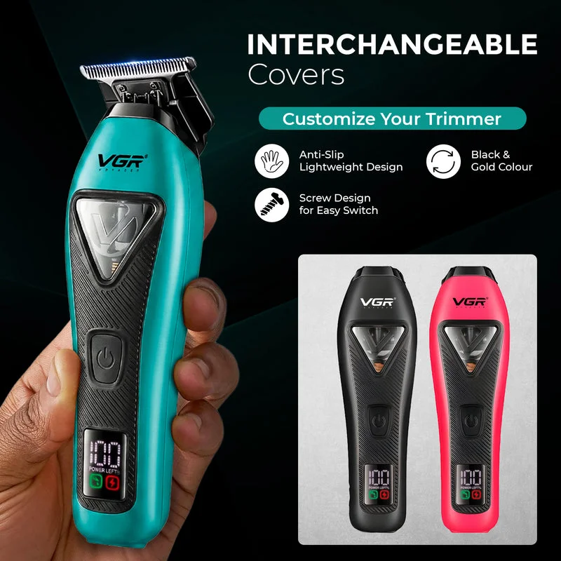 V-035T Profesyonel Saç Sakal Çizim Makinesi Metal Trimmer