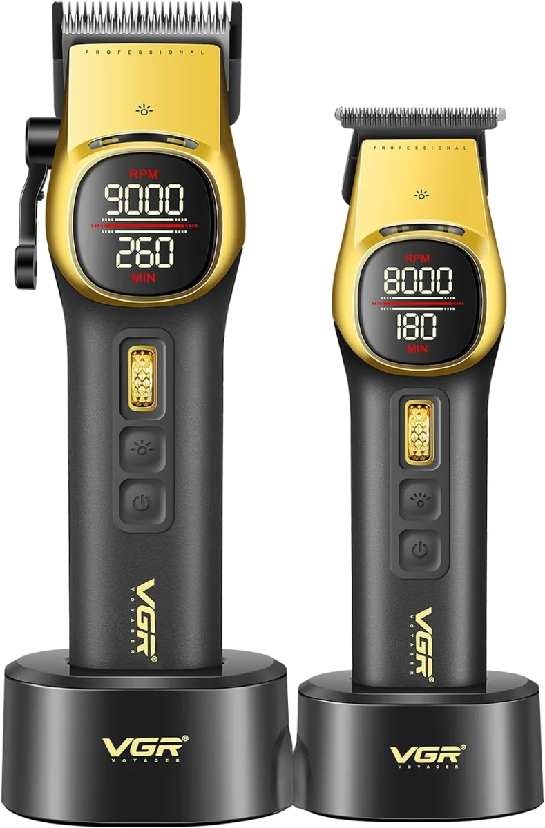 V-885 S2 Profesyonel Çantalı, Şarjlı Saç, Sakal Tıraş Makinesi Set