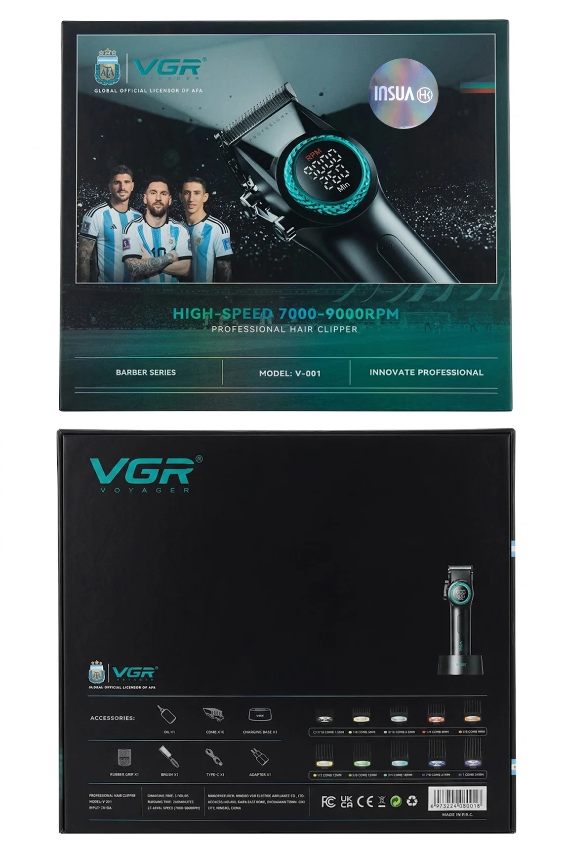 V-001 Profesyonel Saç Tıraş Makinesi