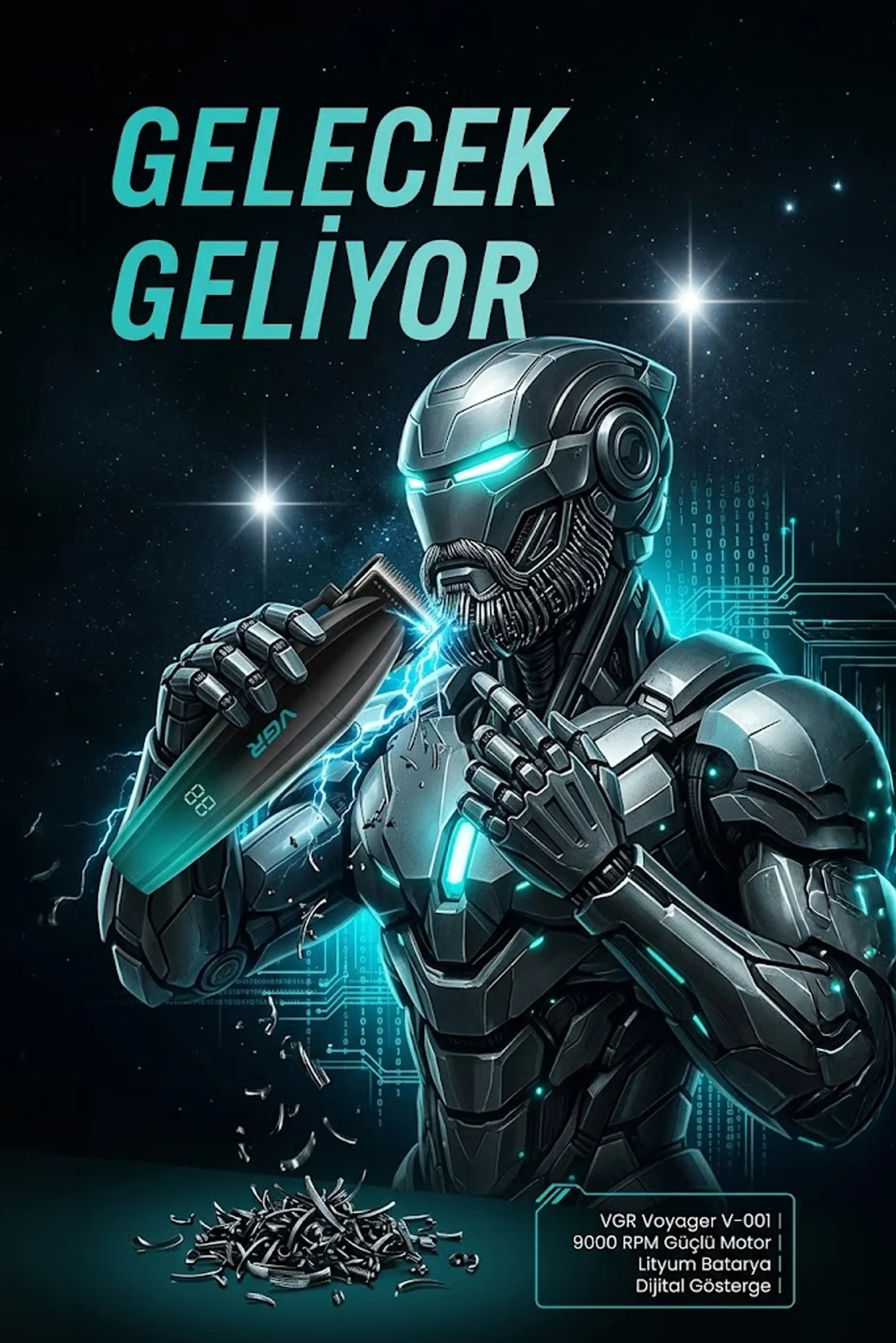 V-003 Şarjlı Saç Tıraş Makinesi - Clipper