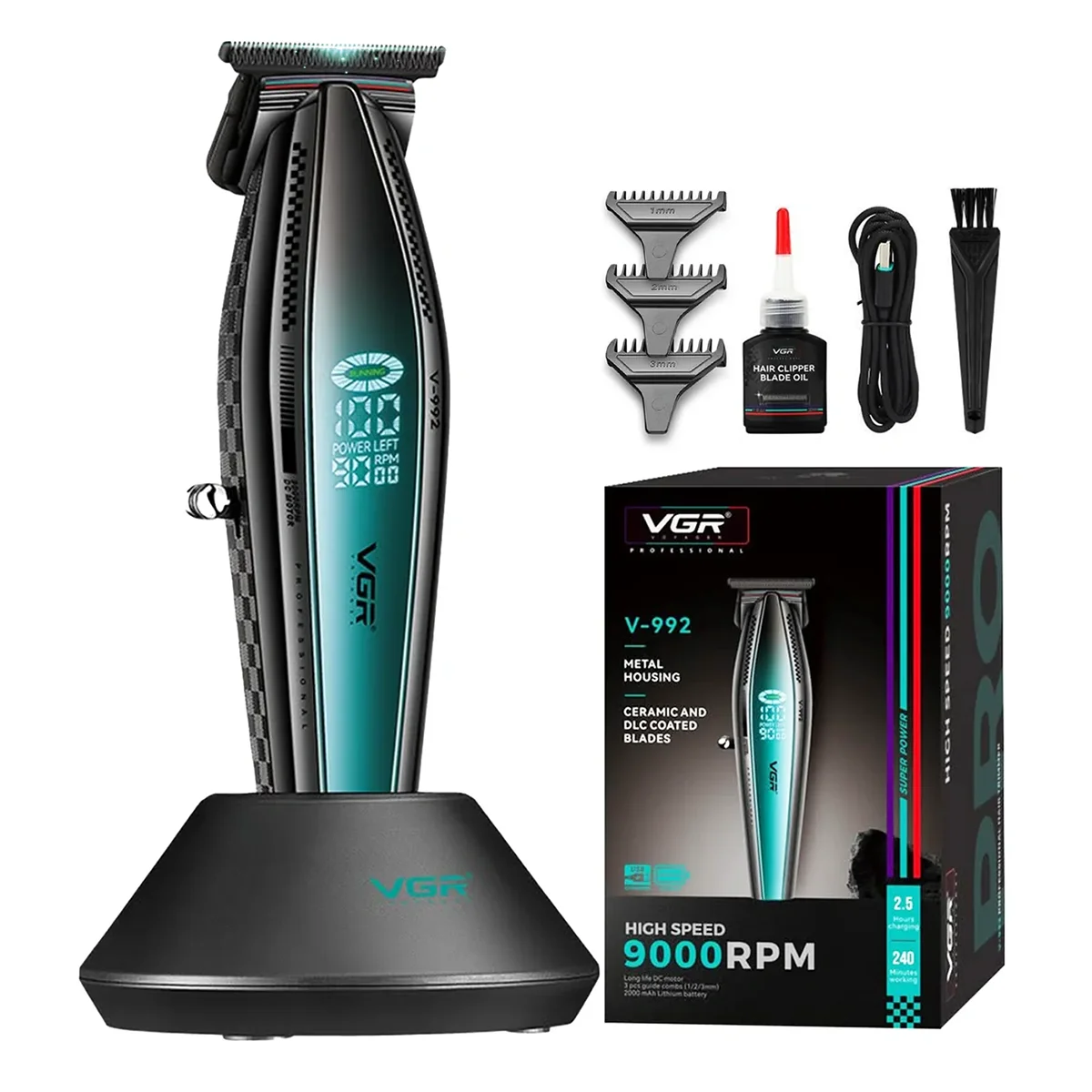 V-992 Sakal ve Ense Çizim Tıraş Makinesi - Trimmer