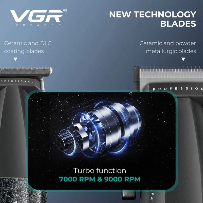 VGR-640 S3 Tıraş Makinesi Seti - Saç, Sakal ve Sıfırlama 3'lü