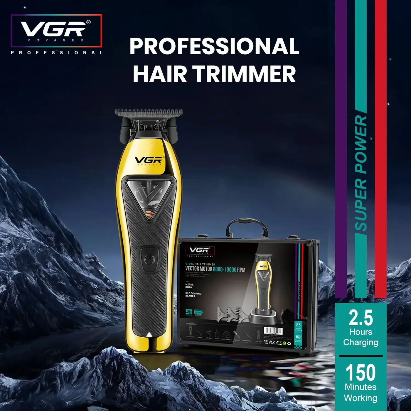 V-994 Clipper Ense Çizim Sakal Kesme Tıraş Makinesi