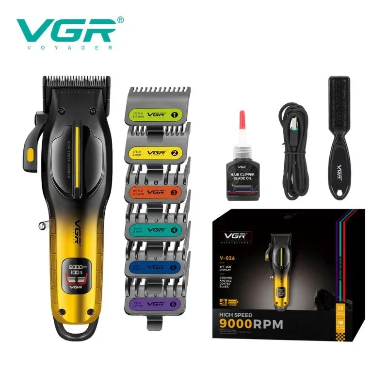 V-026C - Saç Tıraş Makinesi - Seramik DLC Bıçak - 2500mAh