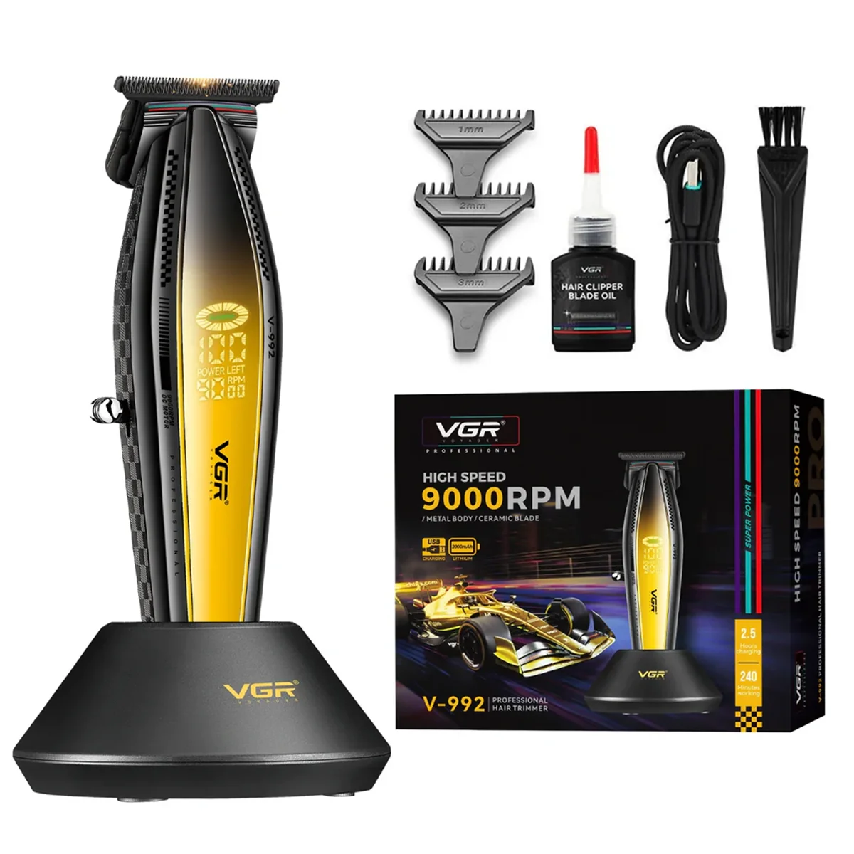 V-992 Sakal ve Ense Çizim Tıraş Makinesi - Trimmer