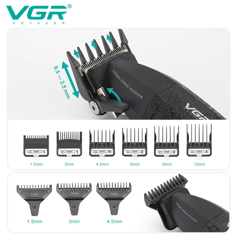 V-640 S2 - Saç, Sakal Tıraş Makinesi Seti - 3 Renk Seçeneği