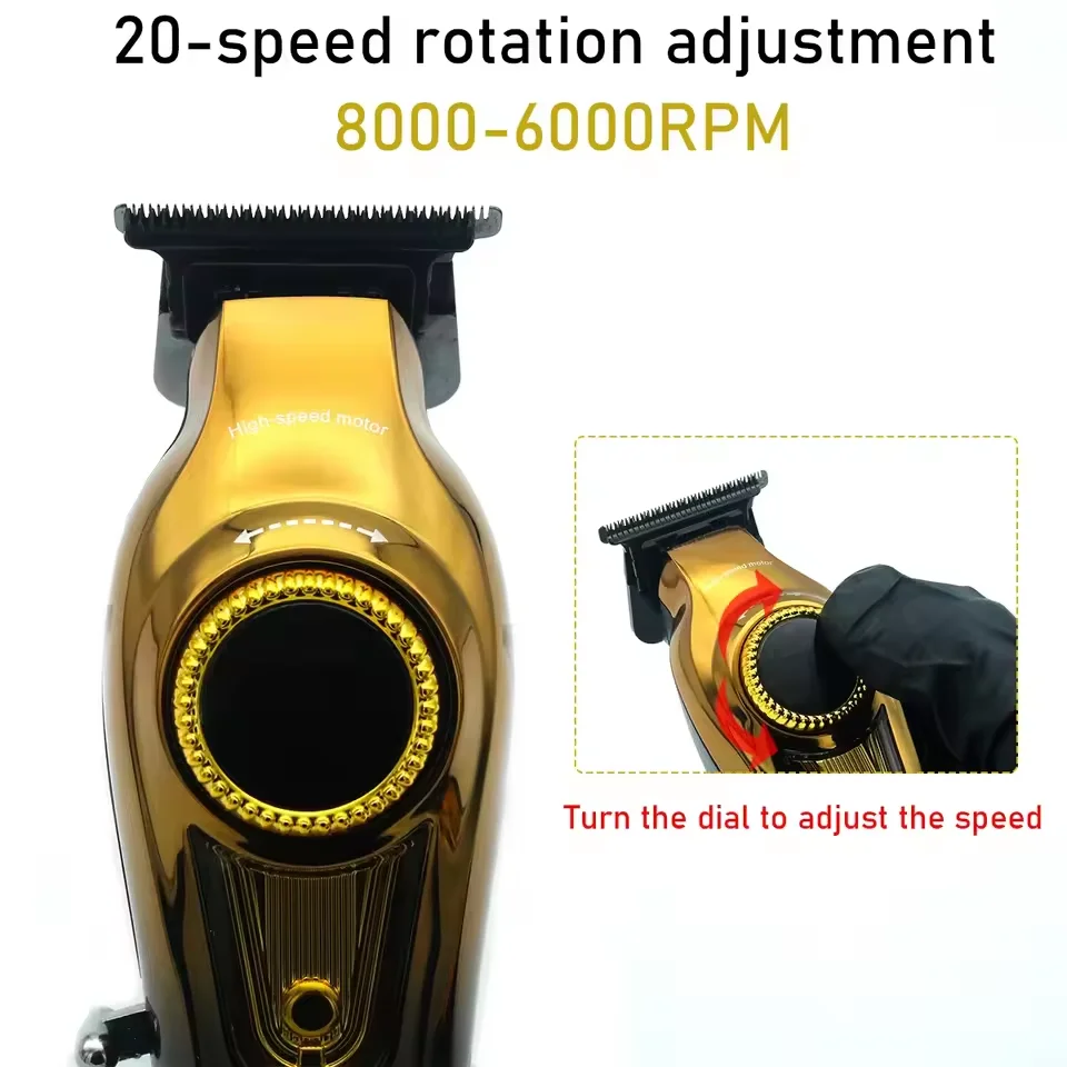 Kemei KM-1677 Profesyonel DLC Bıçaklı Saç Sakal Tıraş Makinesi (Trimmer)