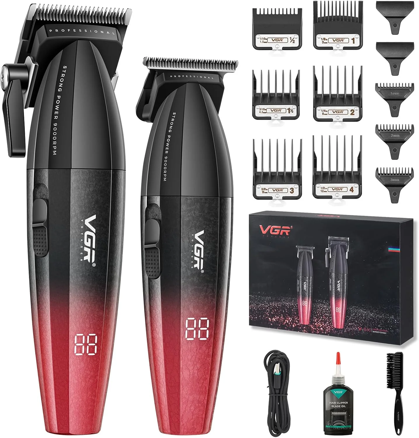 V-640 S2 - Saç, Sakal Tıraş Makinesi Seti - 3 Renk Seçeneği