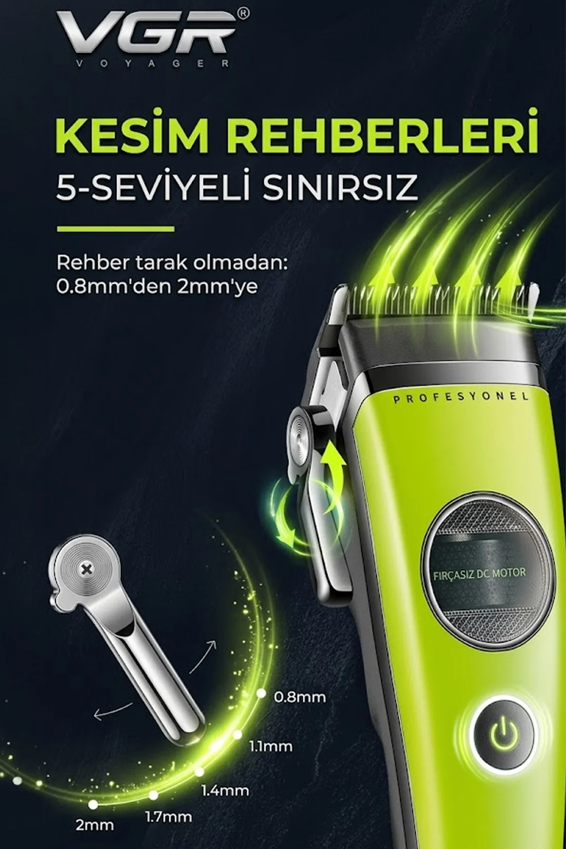 V-880C - Profesyonel Saç Tıraş Makinesi - Clipper