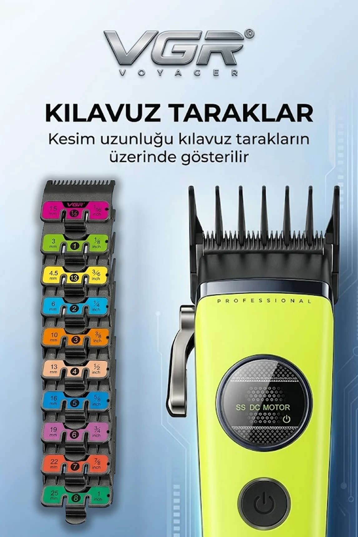 V-880C - Profesyonel Saç Tıraş Makinesi - Clipper