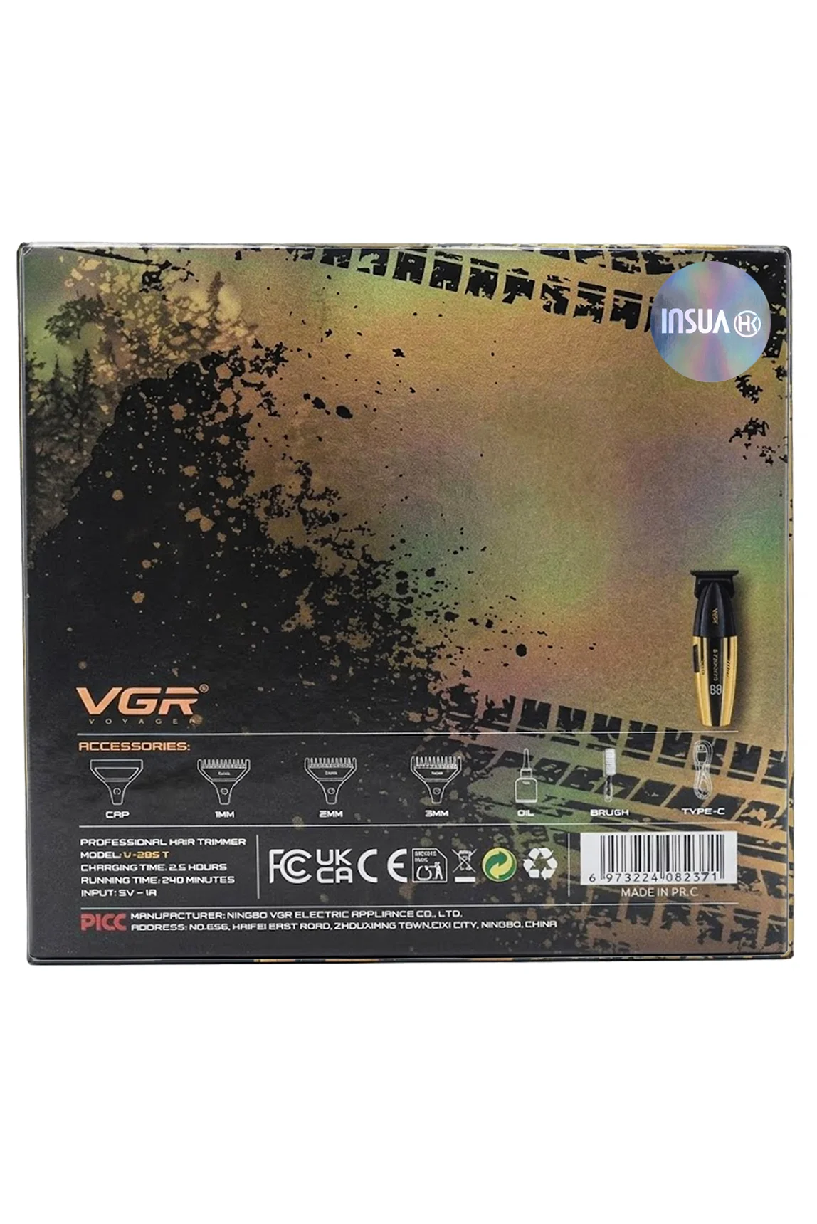 VGR V-285T Profesyonel Sakal Ense ve Çizim Makinesi (Trimmer)