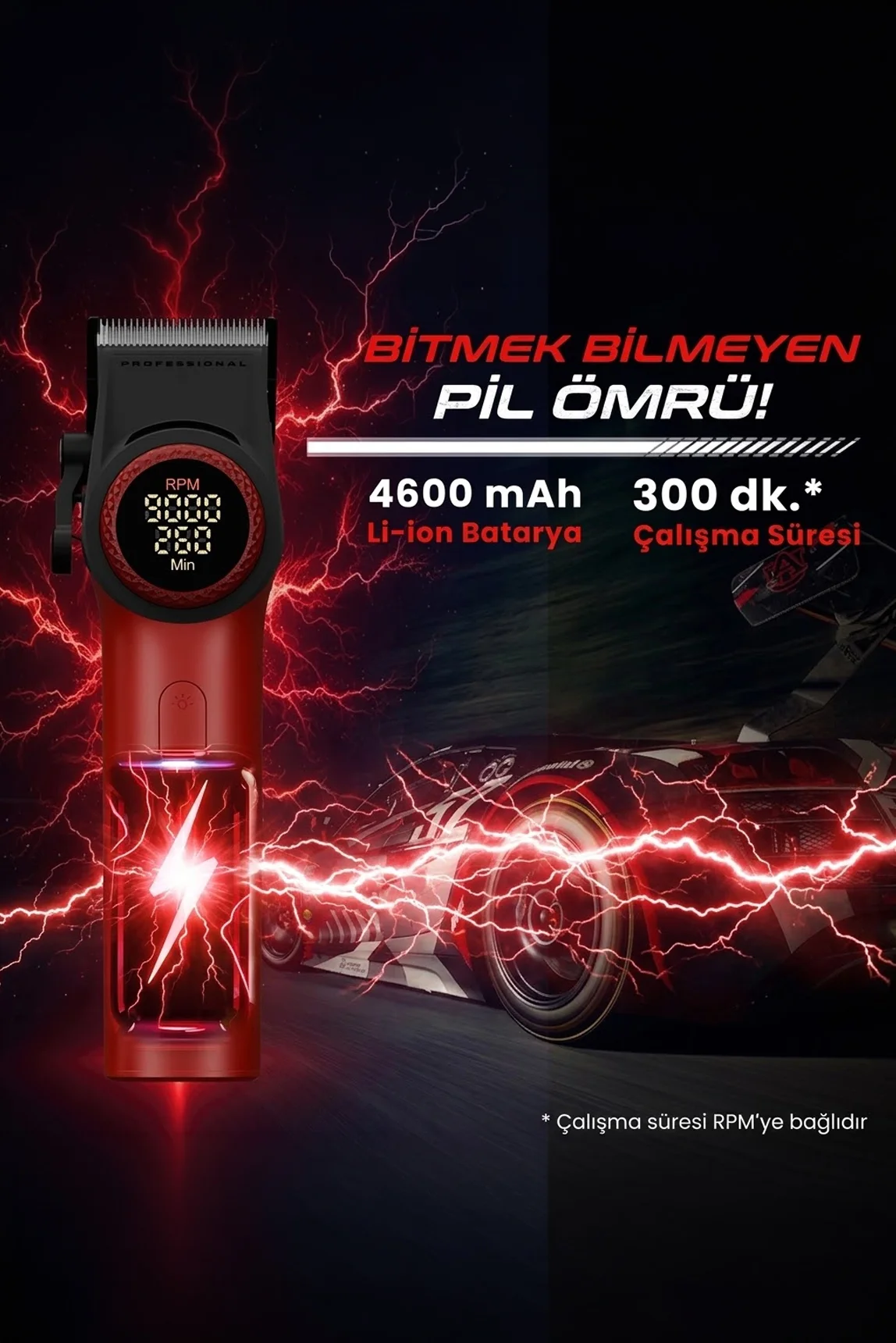 V-001 & V-977 Saç Sakal Tıraş Makinesi Seti - Clipper - Trimmer