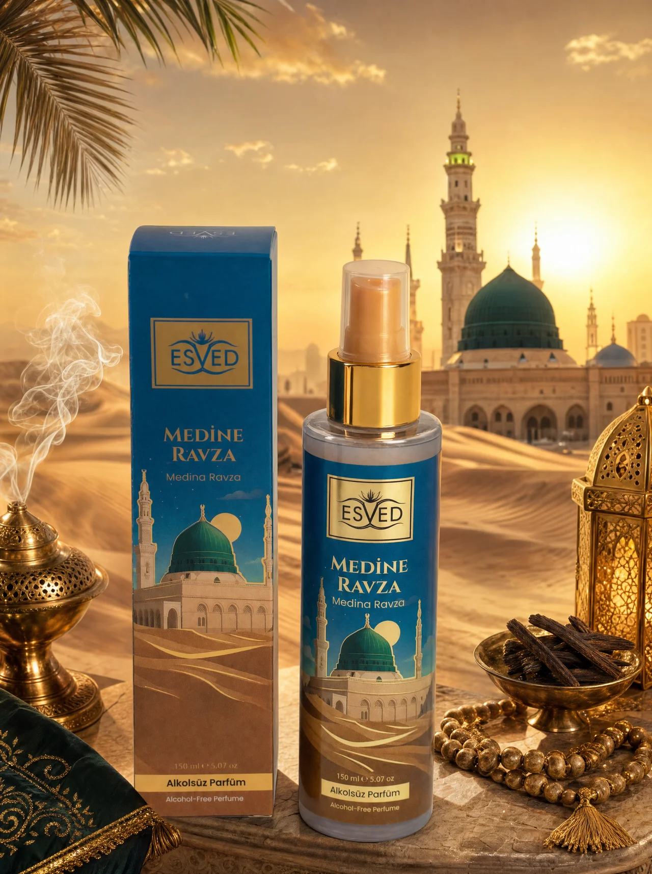 Medine Ravza Alkolsüz Parfüm 150 ML