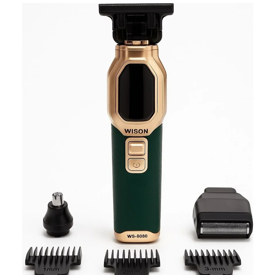Wison WS-8080 Profesyonel 3in1 Saç-Sakal, Burun-Kulak Tıraş Makinesi