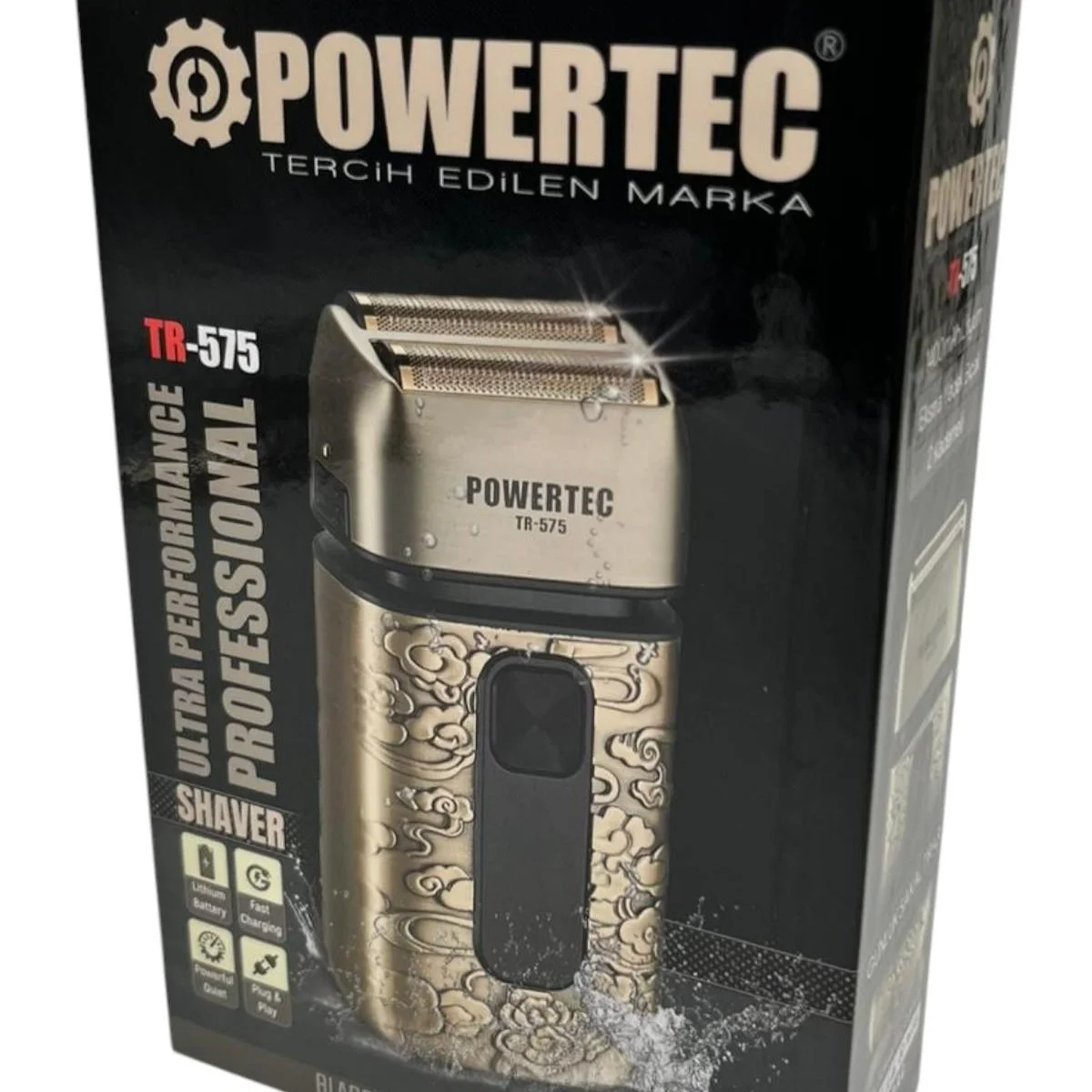 Powertec TR-575 Profesyonel Sinekkaydı Tıraş Makinesi (Shaver)