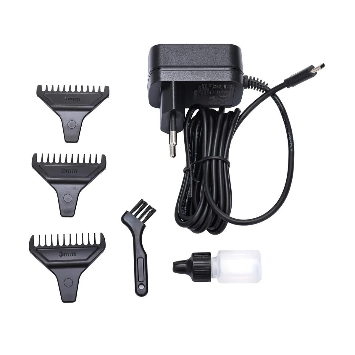 Powertec TR-2727 Black Profesyonel Type-C Şarjlı Dijital Göstergeli Saç Sakal Ense Çizim Tıraş Makinesi