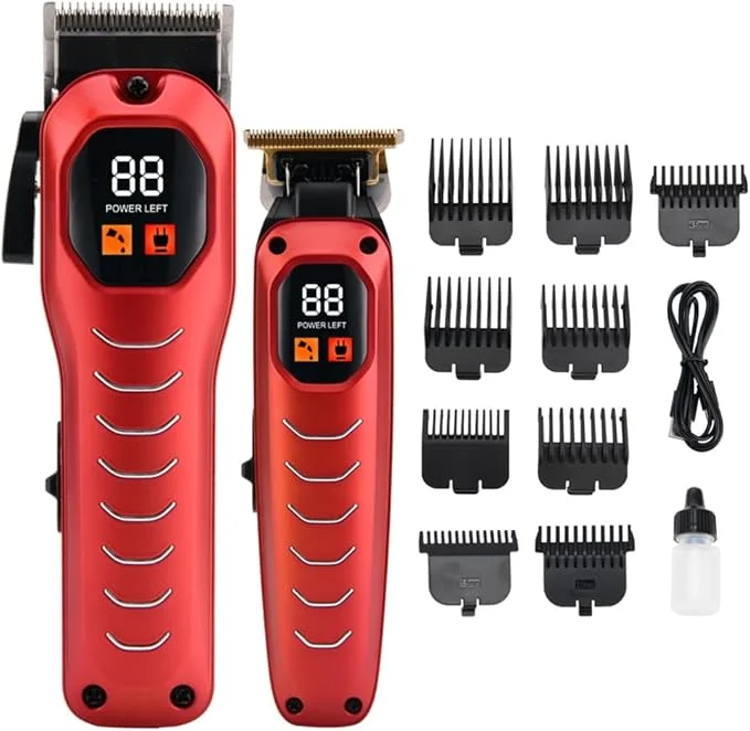Geemy Profesyonel Saç Sakal İkili Berber Seti (Clipper&Trimmer)
