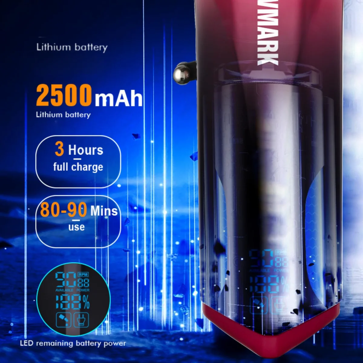 Wmark NG-9009 Profesyonel Saç Tıraş Makinesi (Clipper)