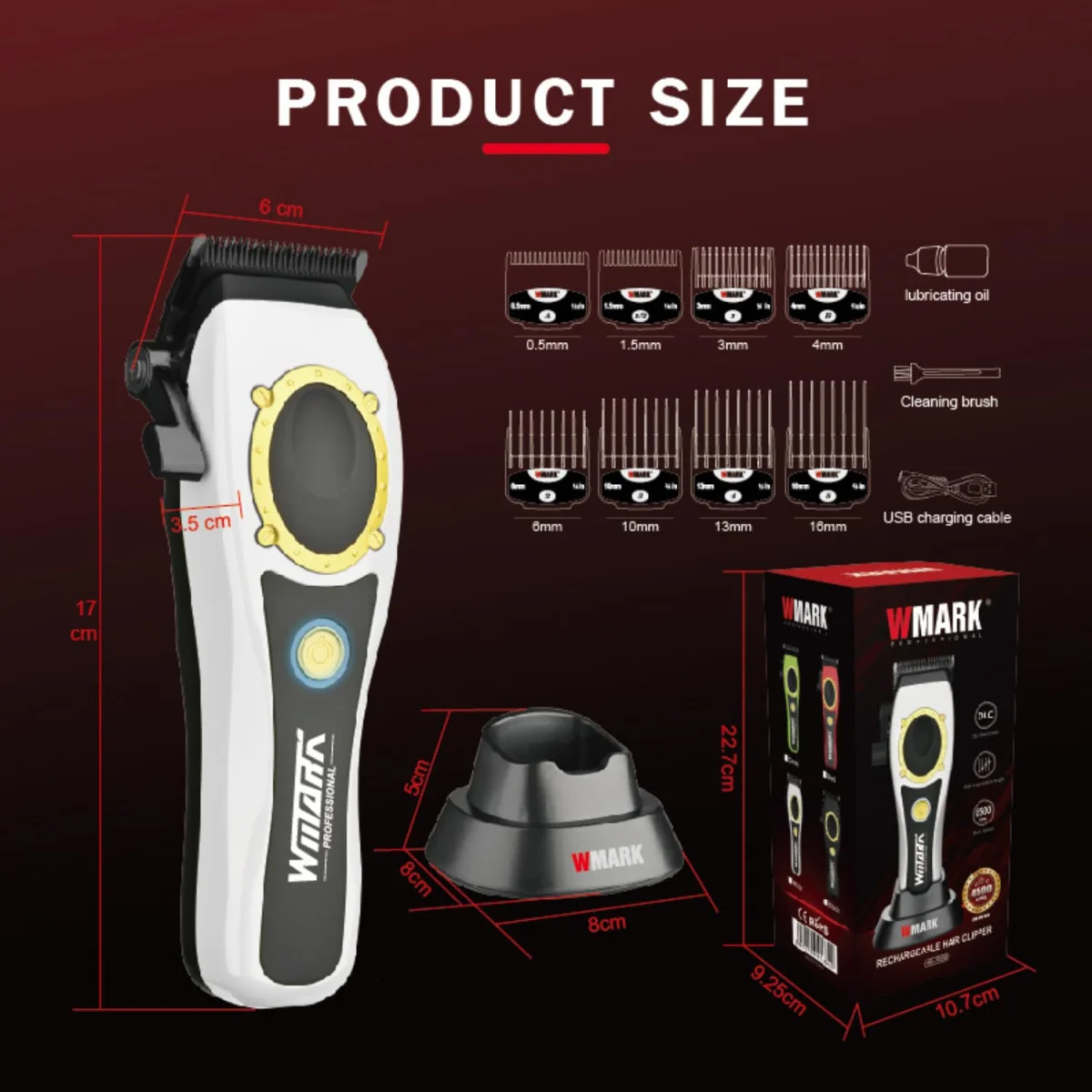 Wmark NG-7030 Profesyonel Saç Tıraş Makinesi (Clipper)