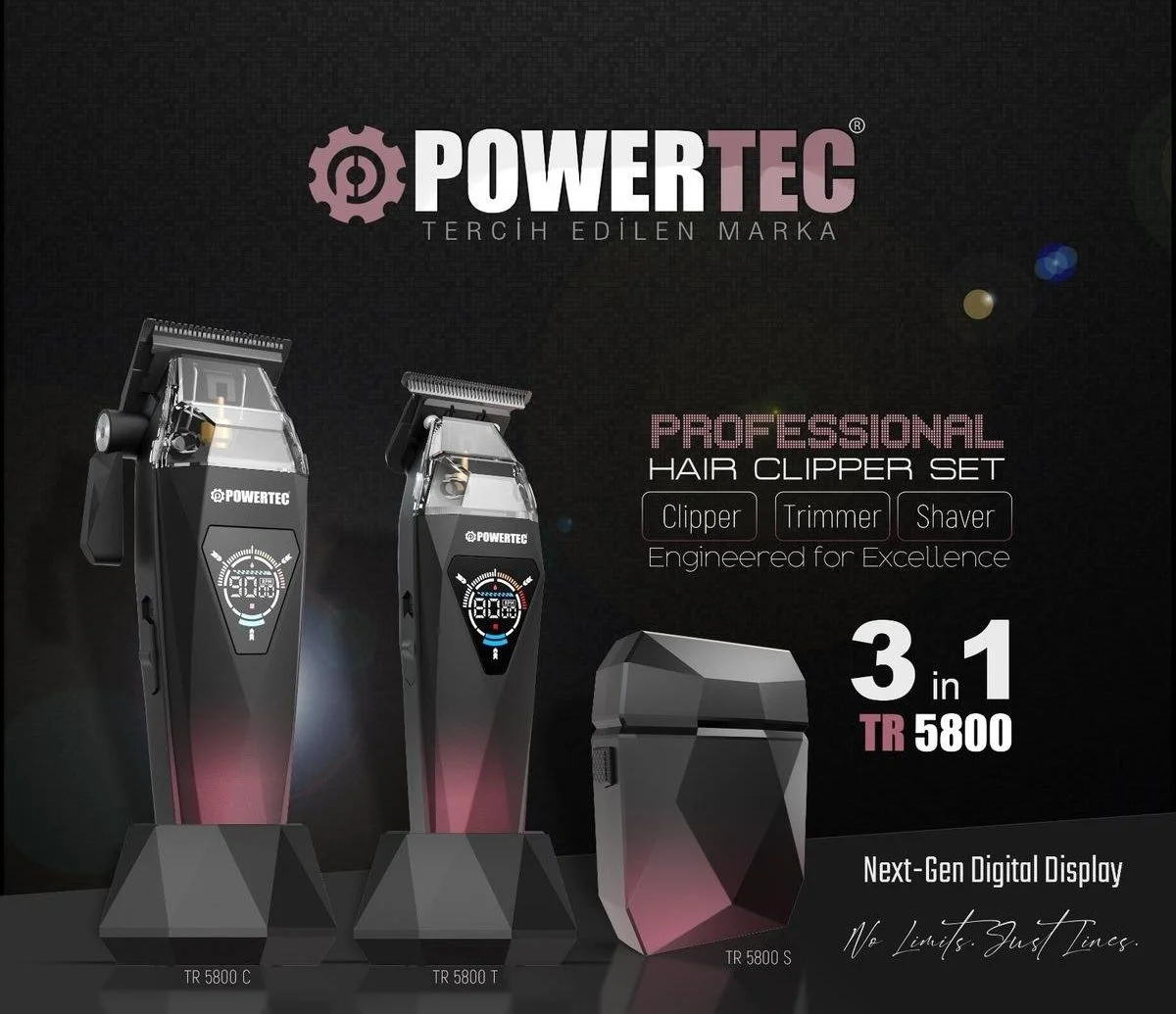 Powertec TR-5800 3in1 Set