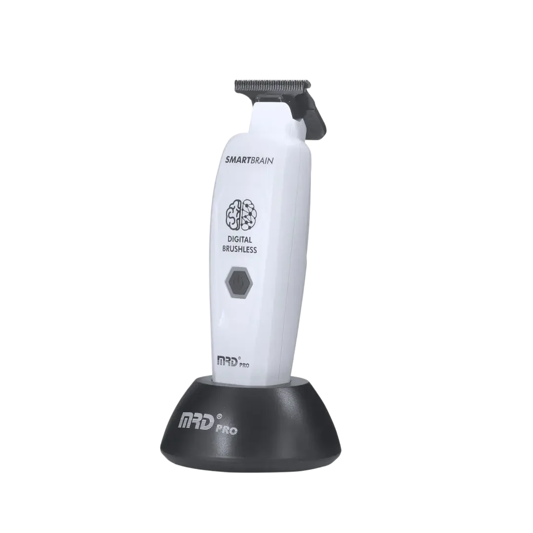 MRD PRO Smart Brain GMT-90 Profesyonel Saç Sakal Çizim Makinesi (Trimmer) (BEYAZ)