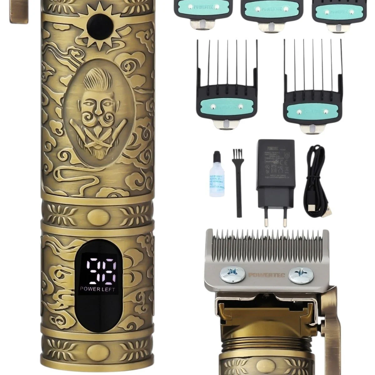 Powertec TR-8500 Deluxe Profesyonel Saç Sakal Tıraş Makinesi