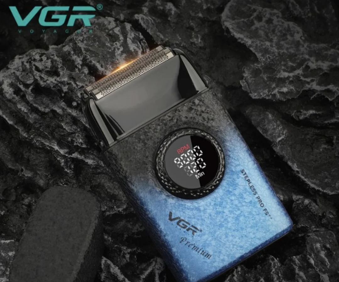 V-377 Günlük Sinekkaydı Sakal Sıfırlama Shaver - Blue Edition