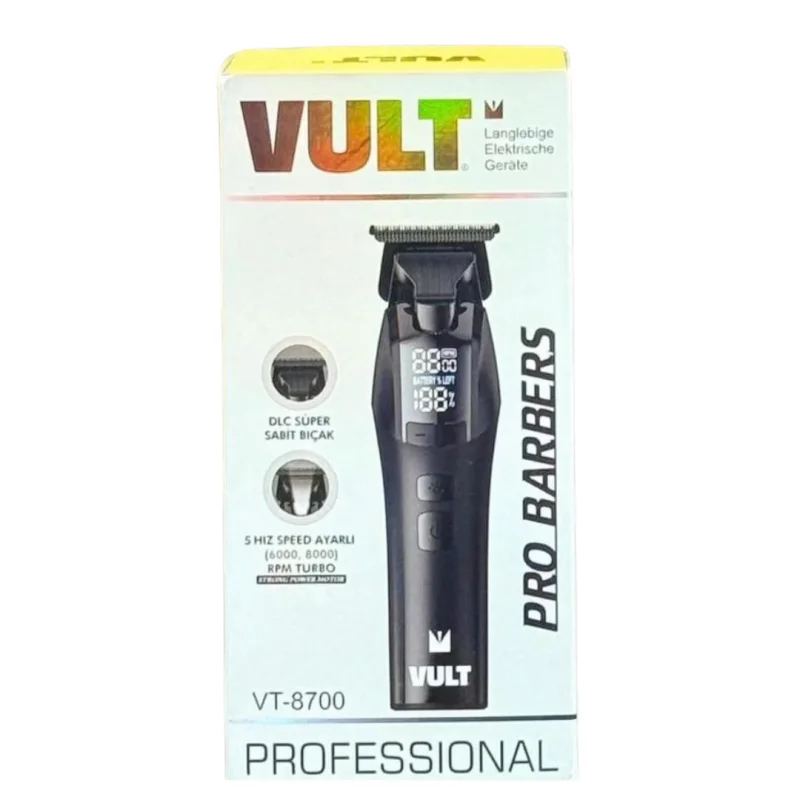 Vult VT-8700 Profesyonel Saç Sakal Çizim Makinesi (Trimmer)