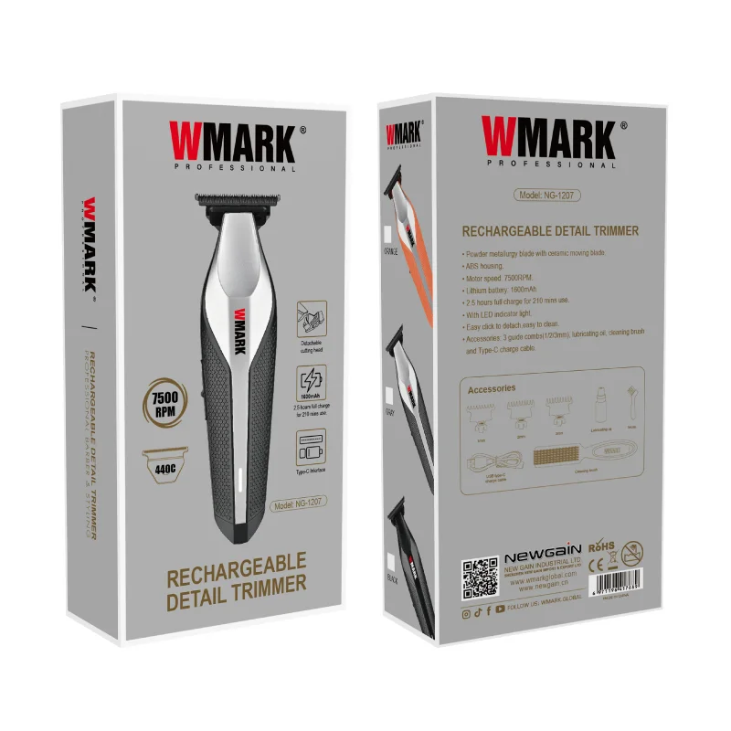 Wmark NG-1207 Profesyonel Saç Sakal Çizim Makinesi (Trimmer)