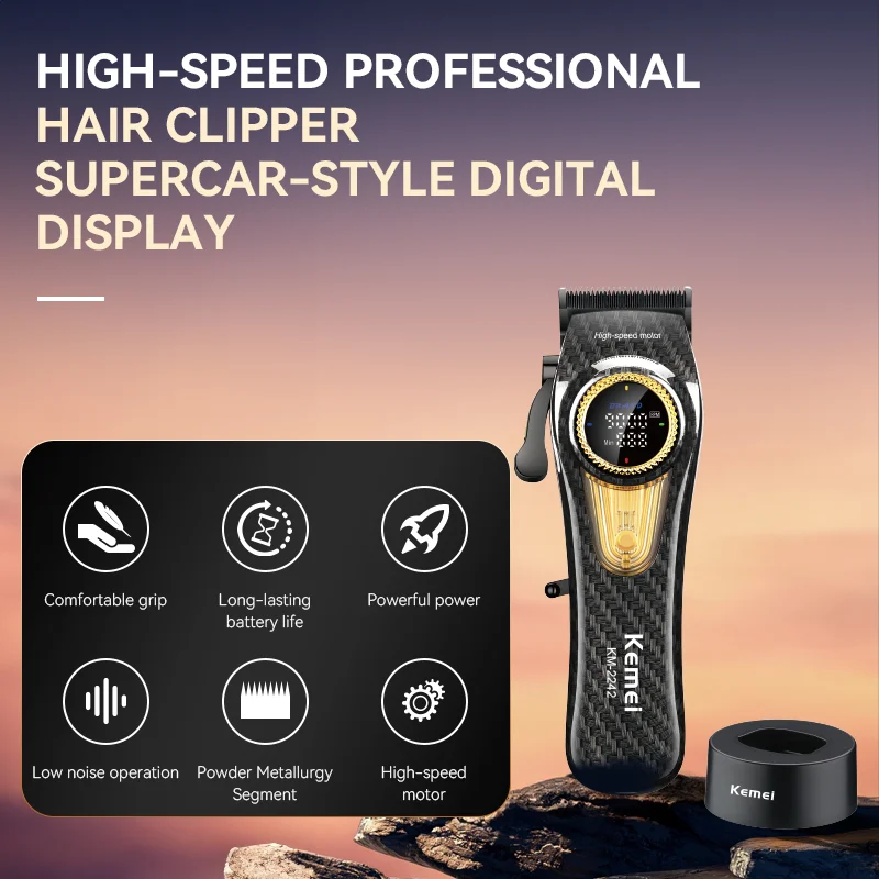 Kemei KM-2242 Profesyonel Saç Tıraş Makinesi (Clipper)