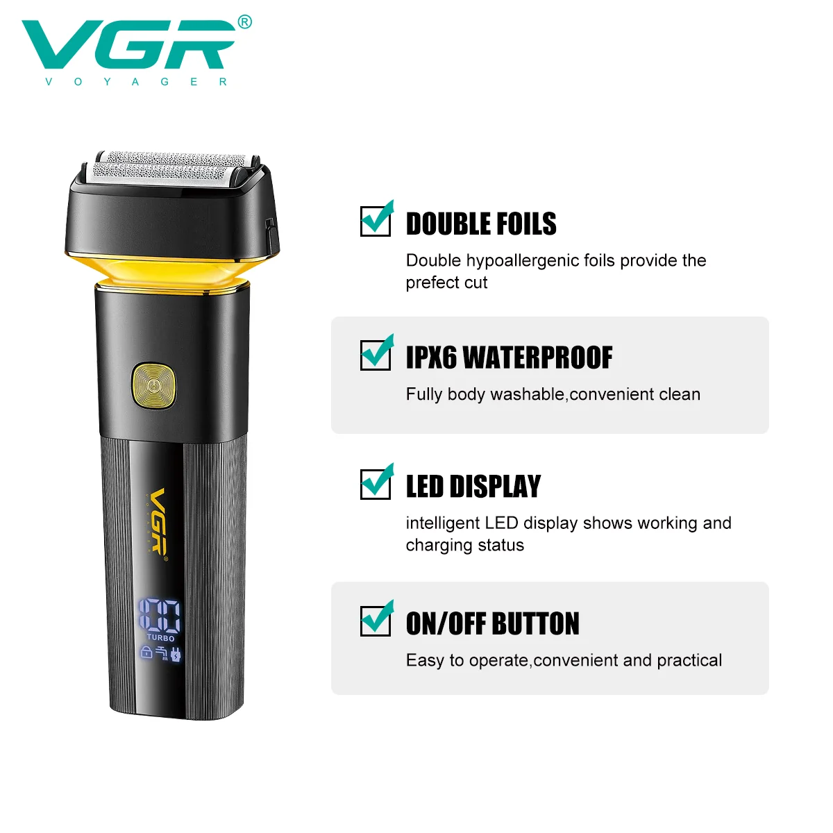 VGR V-355 Profesyonel Sinekkaydı Tıraş Makinesi (Shaver)
