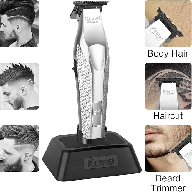 Kemei KM-3023-702 Saç Sakal Tıraş Makinesi (Trimmer)