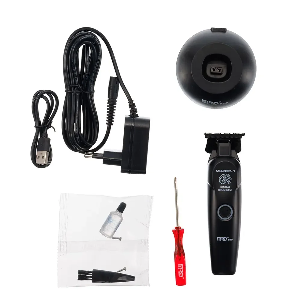 MRD PRO Smart Brain GMT-90 Profesyonel Saç Sakal Çizim Makinesi (Trimmer) (SİYAH)