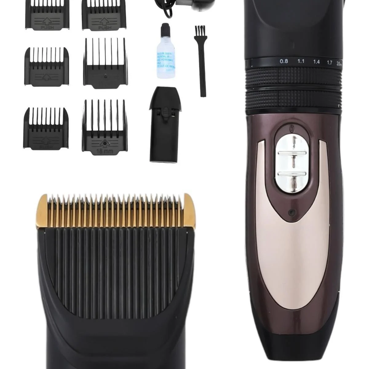 Powertec TR-6500 Profesyonel Yedek Bataryalı Şarjlı Saç Sakal Tıraş Makinesi