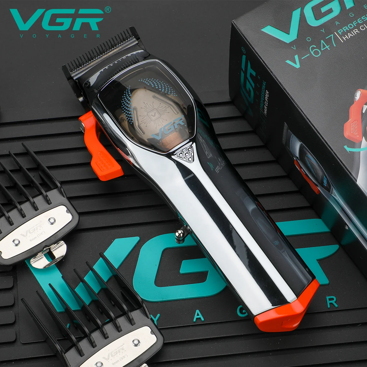 VGR V-647 Profesyonel DLC Kaplama Saç Tıraş Makinesi (Clipper)