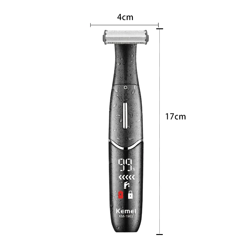 Kemei KM-1903 Vücut Sakal ve Hassas Bölge Tıraş Makinesi