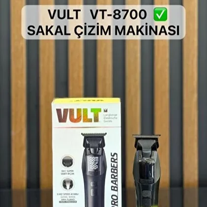 Vult VT-8700 Profesyonel Saç Sakal Çizim Makinesi (Trimmer)