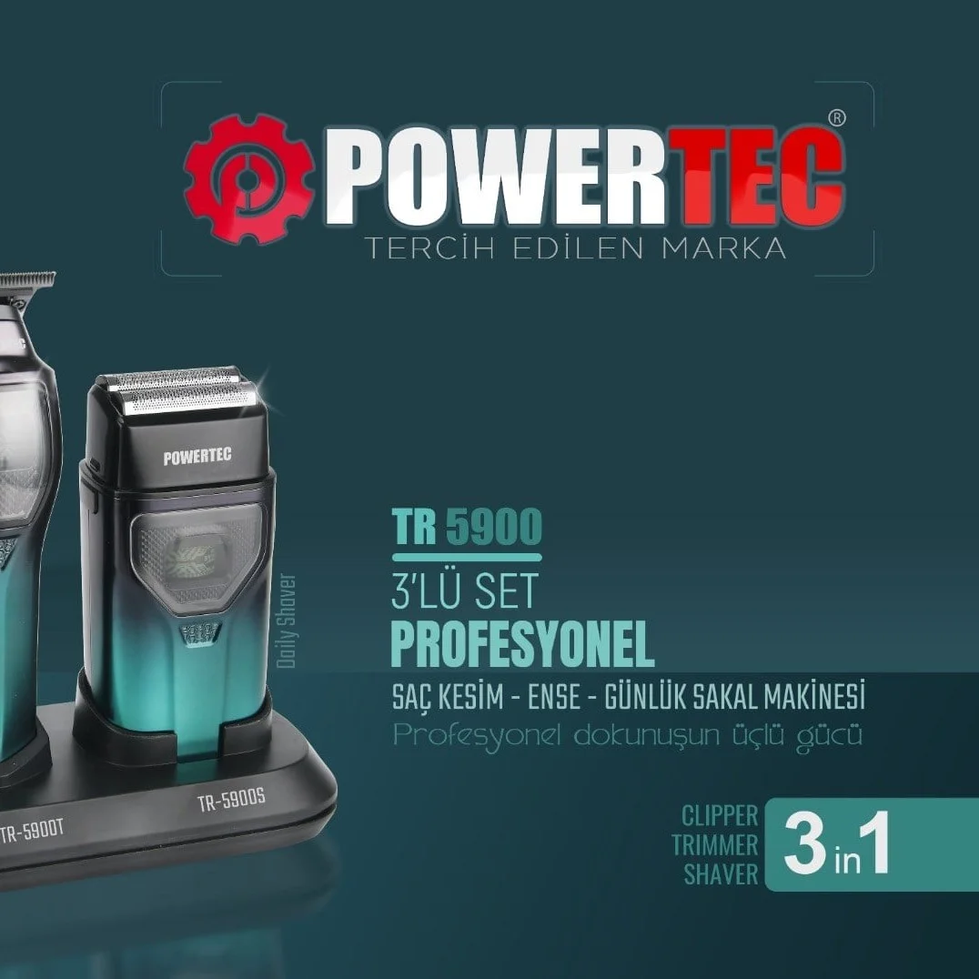 Powertec TR-5900 3'lü Set