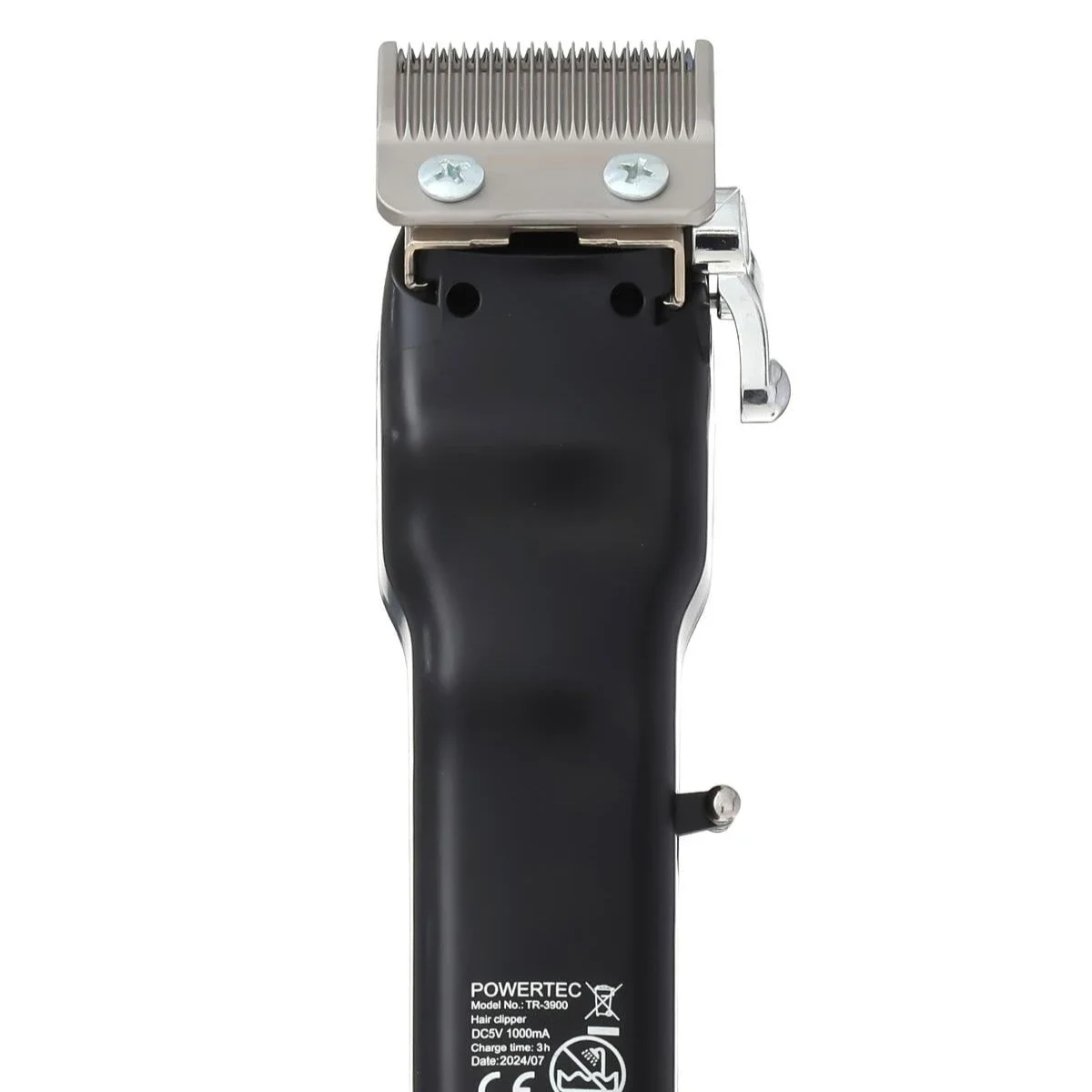 Powertec TR-3900 Profesyonel Şarjlı Saç Sakal Tıraş Makinesi - 10.000 RPM Yüksek Devir - Dijital Ekranlı & 6 Taraklı Standlı Set
