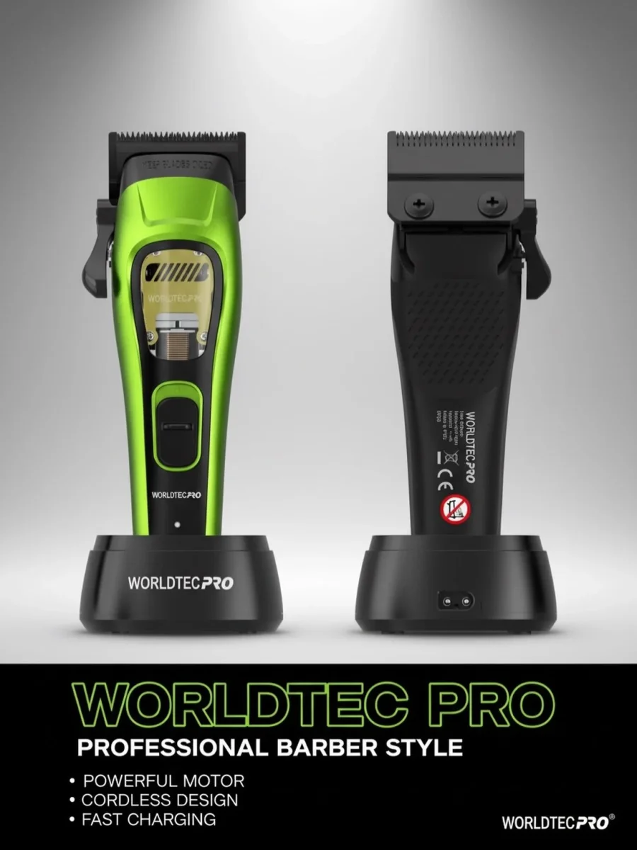 Saç Tıraş Makinesi - Worldtec WT-1994  – DLC Titanyum Bıçaklı