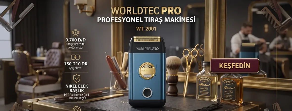 3'lü Tıraş Makinesi Seti – Worldtecpro - WT- 1994 - 1996 - 2001