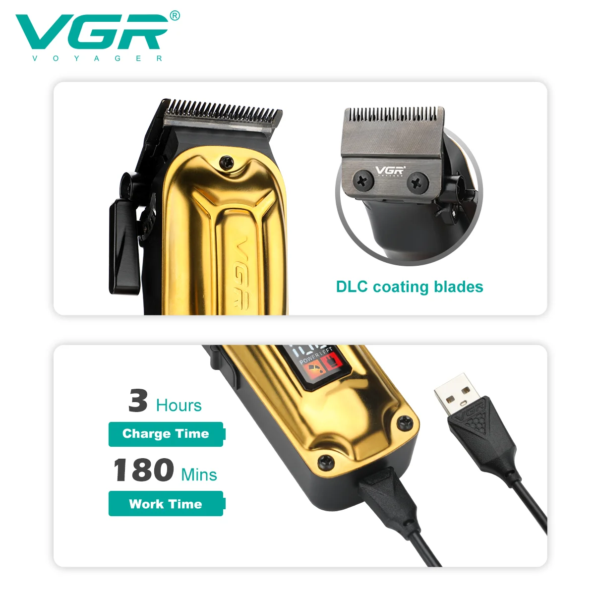 VGR-138 Pro Saç Kesme Makinesi
